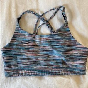 athleta multicolored sports bra